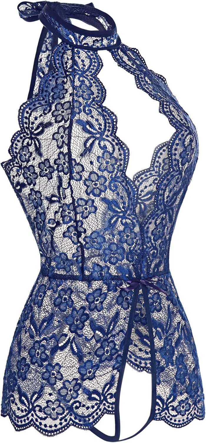 Ababoon Women One Piece Lingerie Lace Sexy Baby Dolls Teddy Sleepwear
