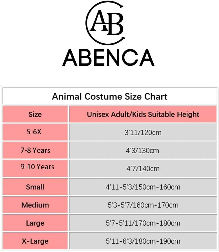 ABENCA Kids Deer Onesie Reindeer Costume Animal Girls Pajamas Christmas Halloween Cosplay Sleepwear.Dear.140