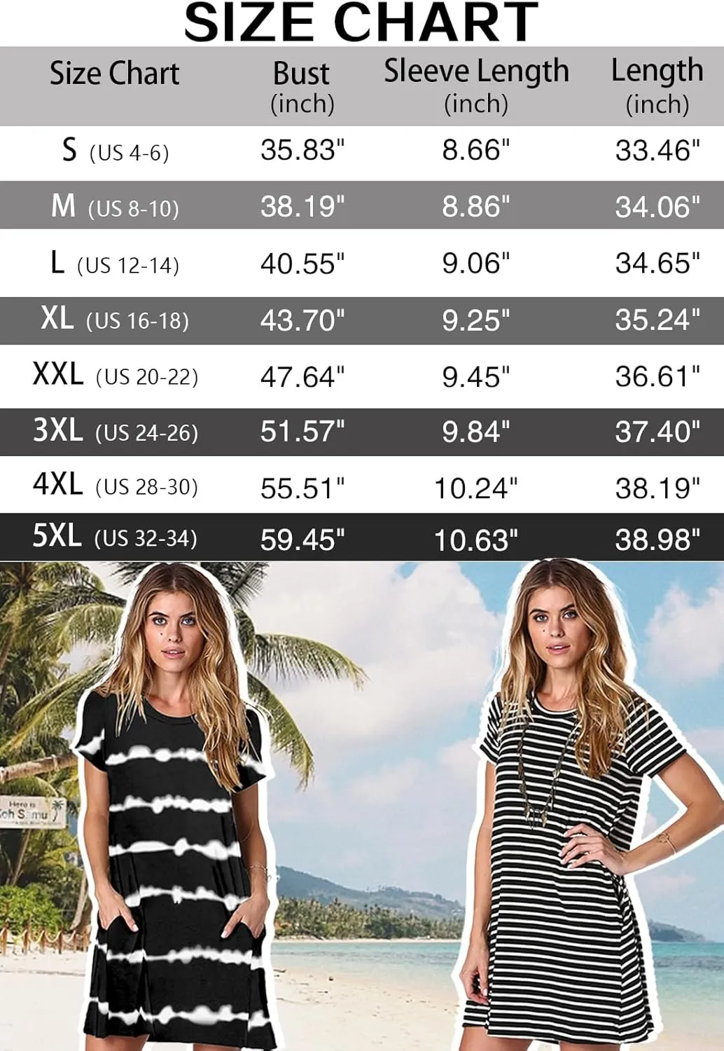 Alaster Women’s Casual Summer T Shirt Dress Loose Short Sleeve Tunic Dress with Pocket for Women