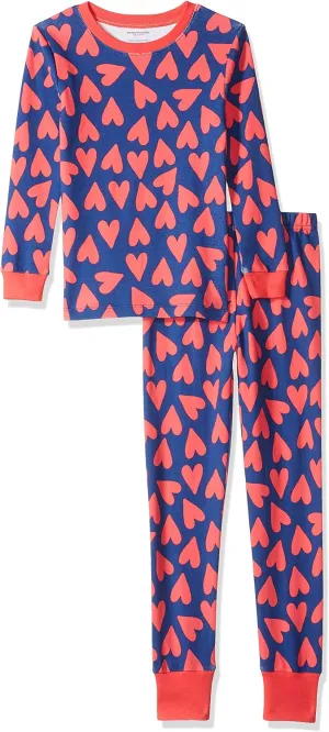 Amazon Essentials Unisex Babies, Toddlers and Kids' Snug-Fit Cotton Pajama Sleepwear Sets