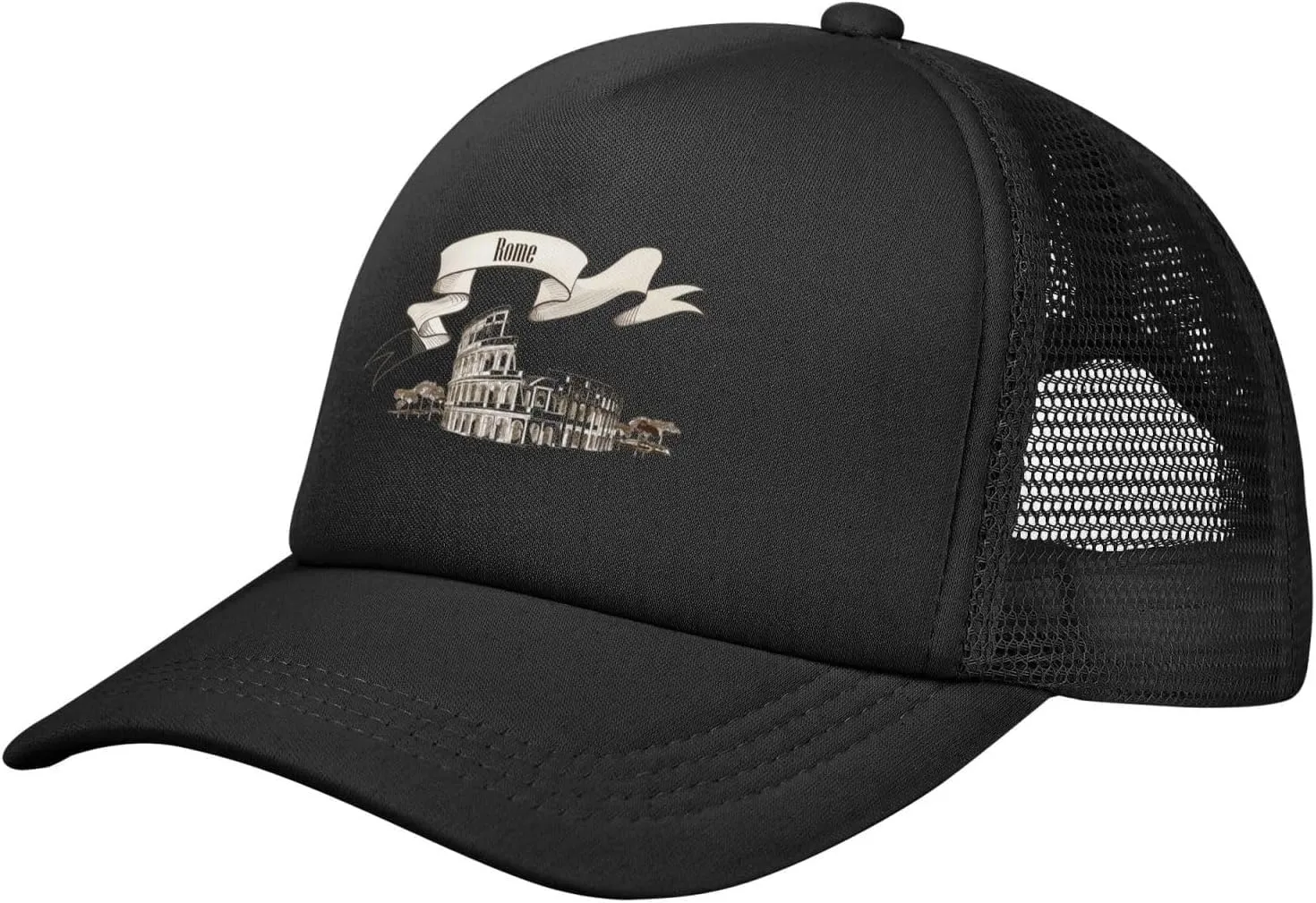 Ancient Roman Adjustable Mesh Baseball Cap Funny Trucker Hat Summer Beatch Outdoor Sports Sun Hat