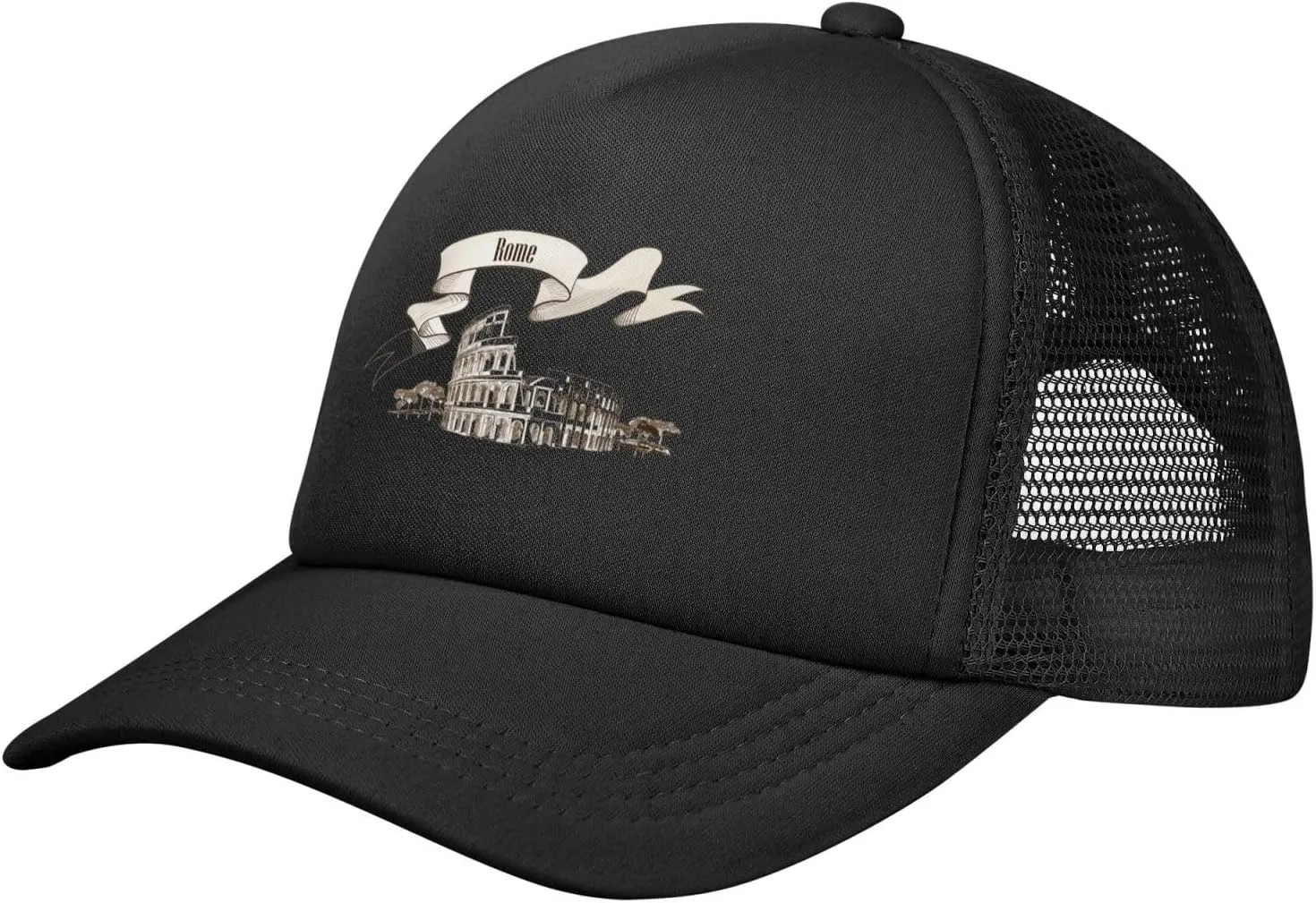 Ancient Roman Adjustable Mesh Baseball Cap Funny Trucker Hat Summer Beatch Outdoor Sports Sun Hat