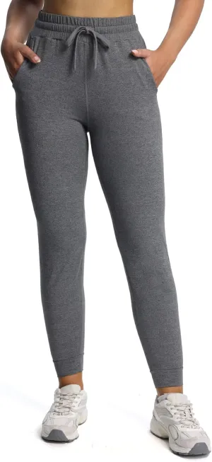 Aoxjox Sweatpants for Women Lounge Joggers with Pockets High Waisted Drawstring Running Sweatpant Lounge Pants 27.5"
