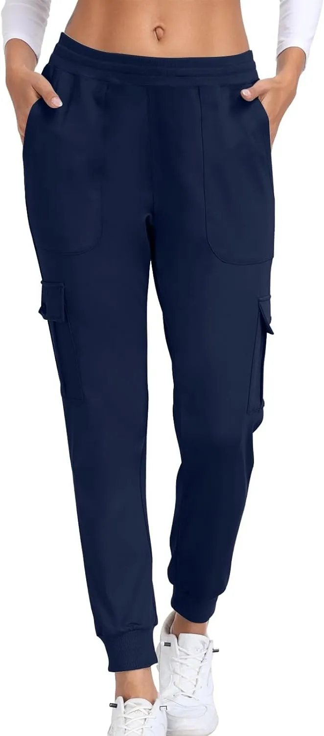 Athletic Pants Women Lightweight Hiking Cargo Pants Quick Dry Casual Trousers Soft Joggers Elastic Waist Sweatpants