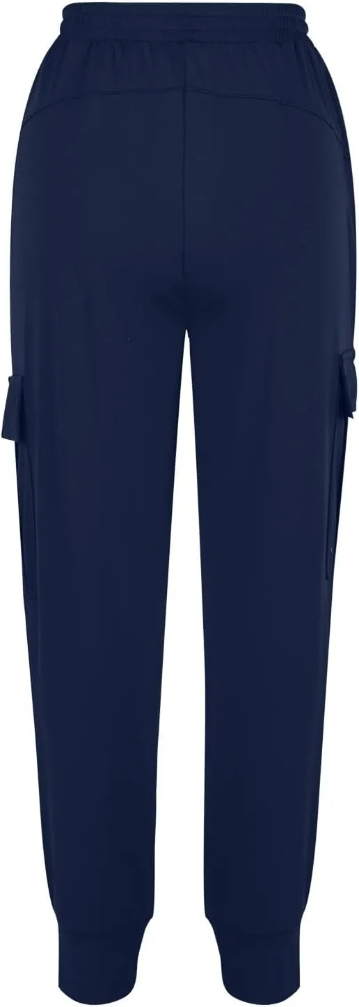 Athletic Pants Women Lightweight Hiking Cargo Pants Quick Dry Casual Trousers Soft Joggers Elastic Waist Sweatpants