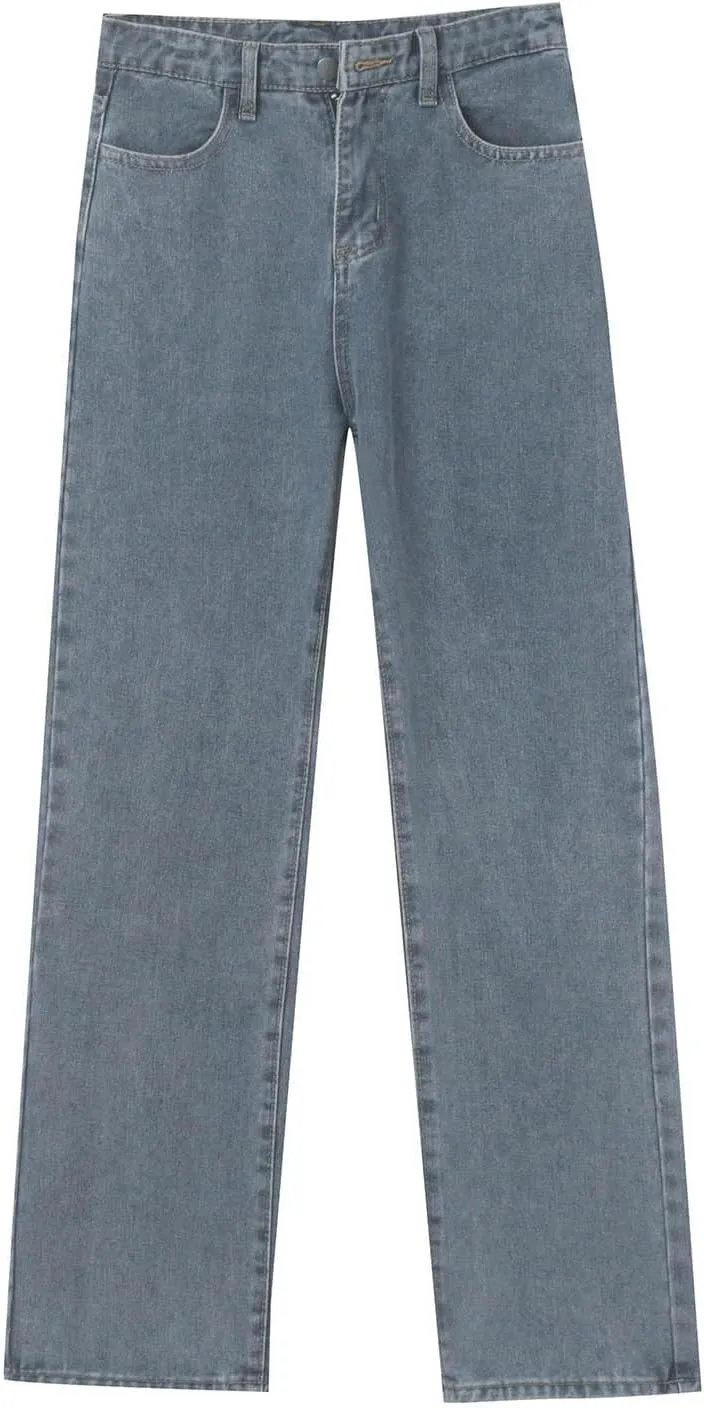 Barrel Jeans for Women Trendy High Waisted Baggy Straight Leg Bootcut Casual 2025 Ladies Stretch Denim Pants Girls