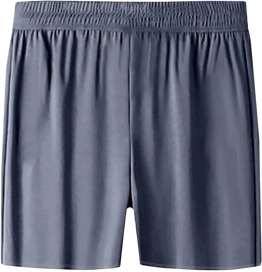 Beeswan Pants for Women Over 50 Ultra Stretch Breathable Quick Dry Elastic Waist Bermuda Shorts with Pockets