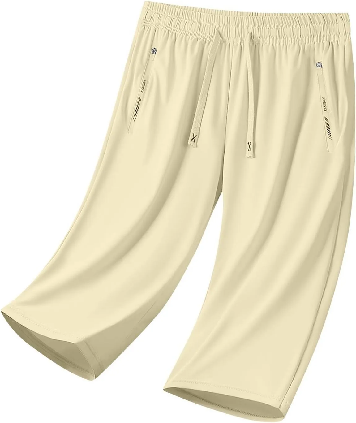 Beeswan Pants for Women Quick Dry Comfy Fit Stretch Active Capri Pant Casual Lightweight Wide Leg Capris