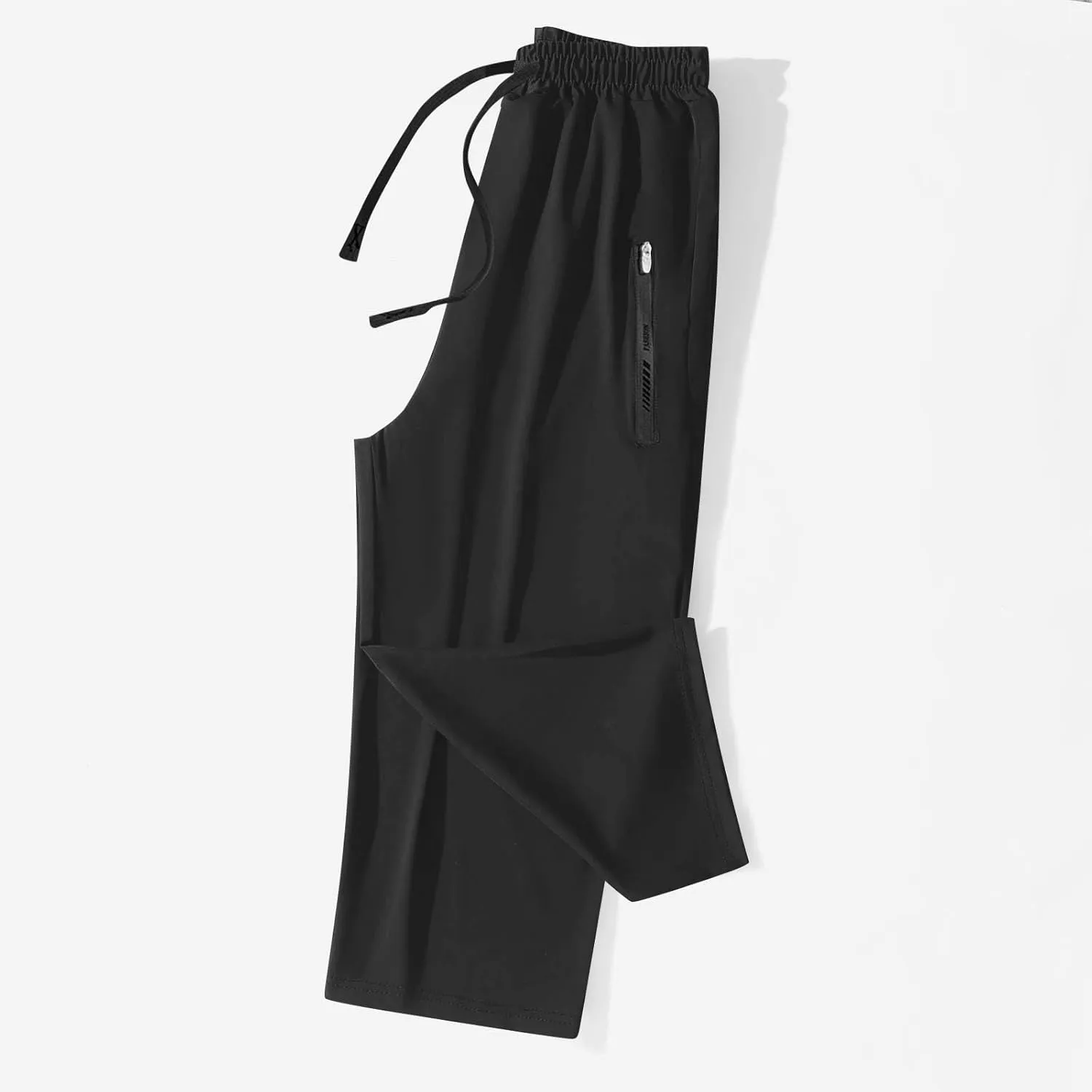 Beeswan Pants for Women Quick Dry Comfy Fit Stretch Active Capri Pant Casual Lightweight Wide Leg Capris
