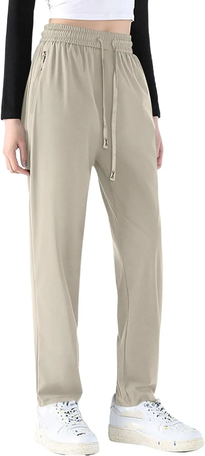 Beeswan Pants for Women Quick Dry Comfy Fit Stretch Active Pant Casual Summer Athletic Breathable Cargo Sweatpant