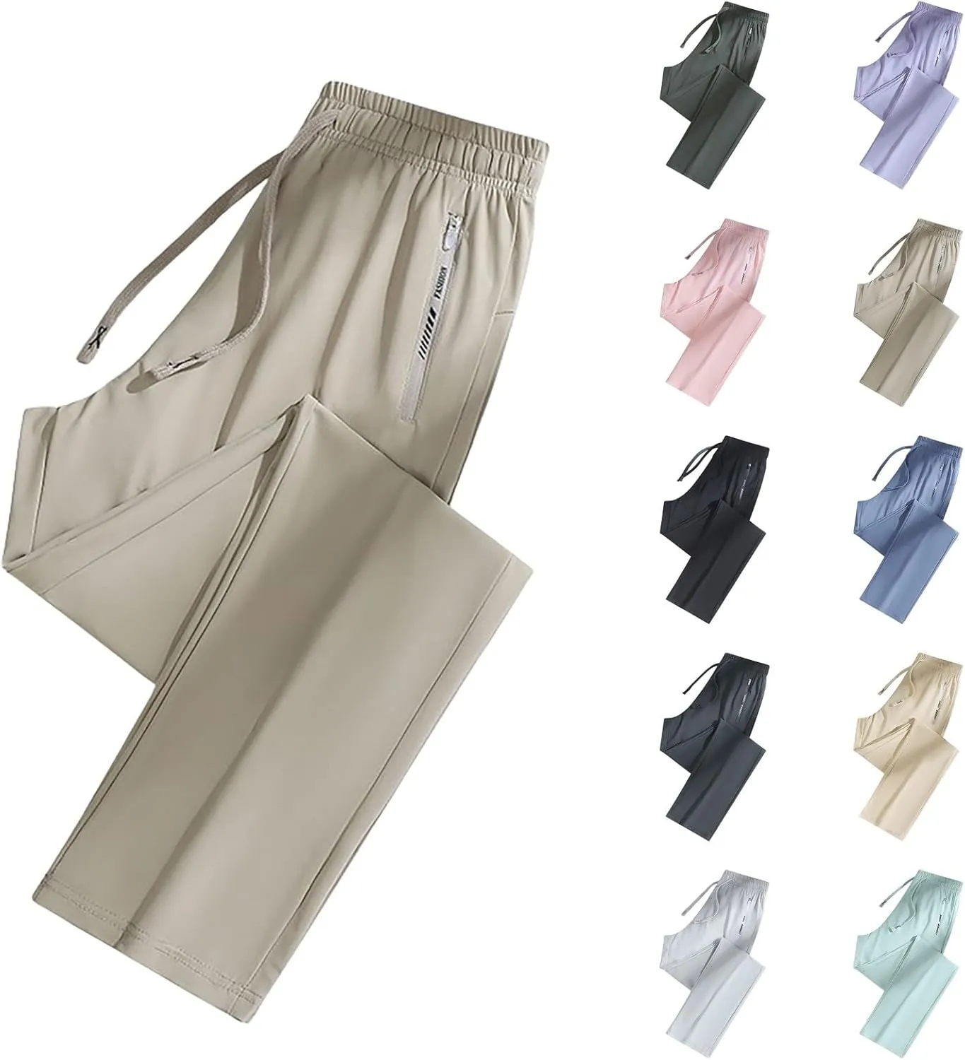 Beeswan Pants for Women Quick Dry Comfy Fit Stretch Active Pant Casual Summer Athletic Breathable Cargo Sweatpant