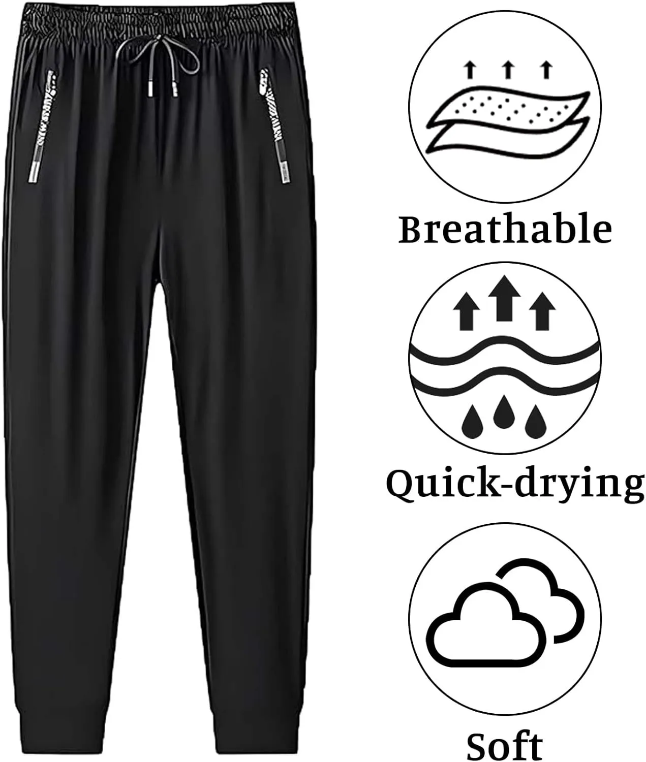 Beeswan Pants Women Ultra Stretch Breathable Casual Comfy Fit Pant Quick Drying Work Glide Pants Active Sweatpants
