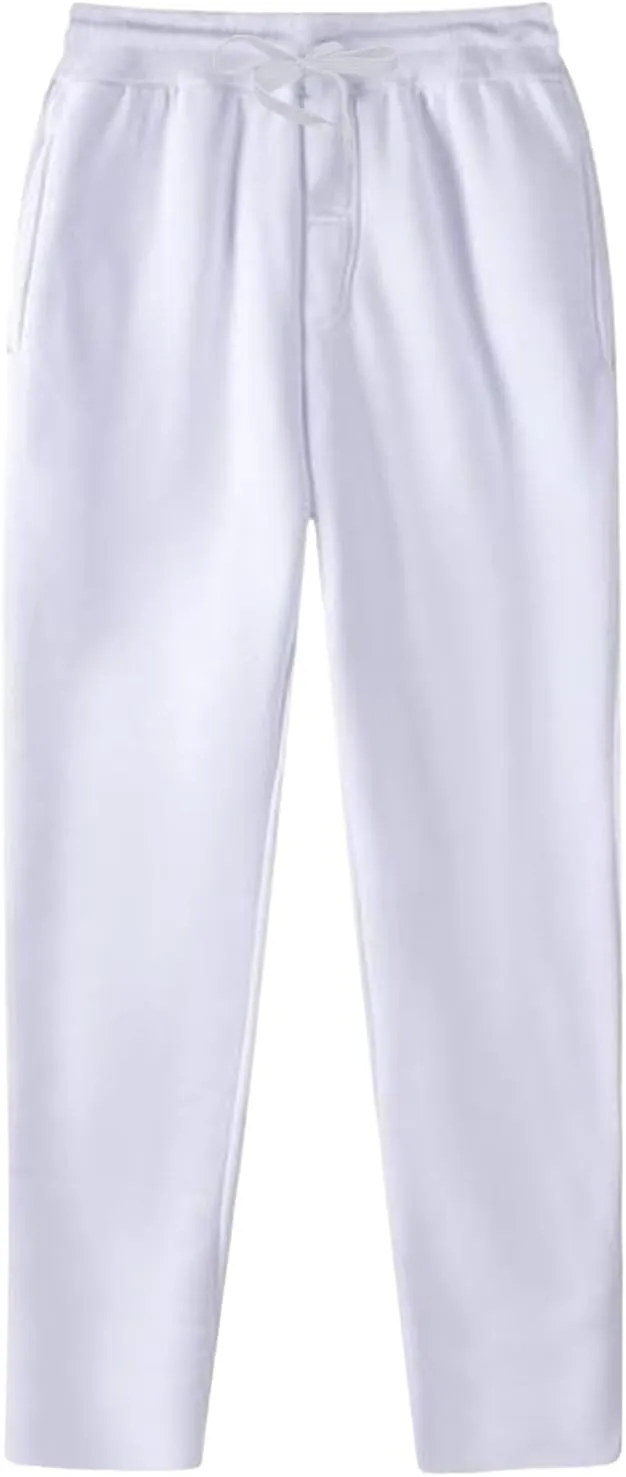 BIFUTON Men's Pants,Mens Joggers with Pockets Cotton Sweatpants for Men Lightweight Hiking Pants Drawstring Running Pants