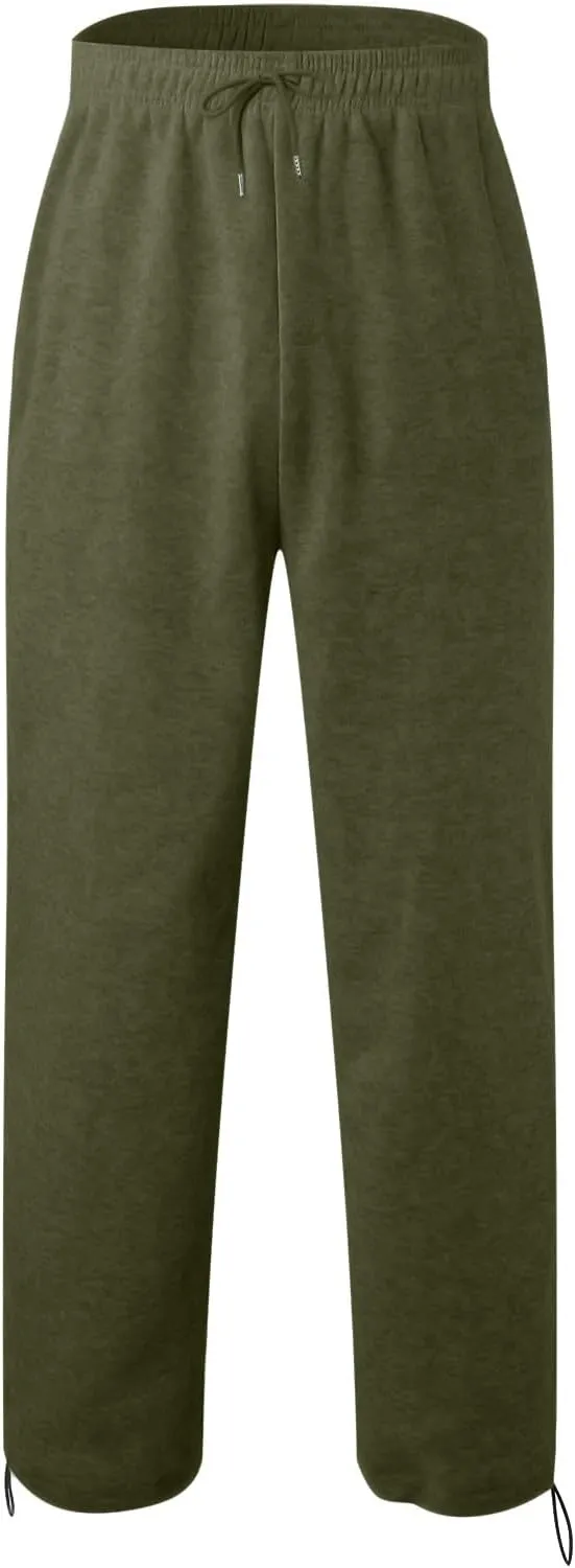 BIFUTON Men's Pants,Mens Joggers with Pockets Cotton Sweatpants for Men Lightweight Hiking Pants Drawstring Running Pants