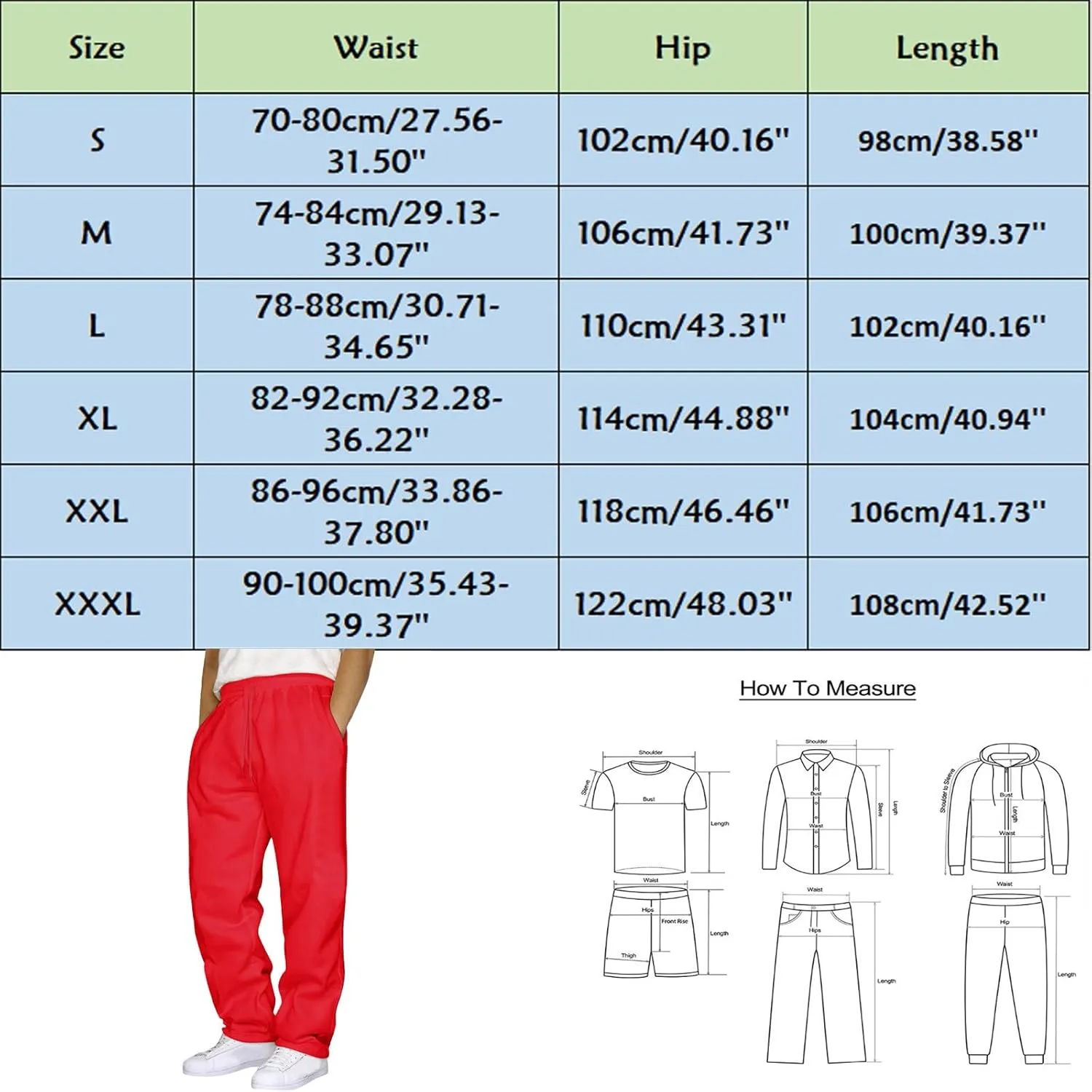 BIFUTON Men's Pants,Mens Joggers with Pockets Cotton Sweatpants for Men Lightweight Hiking Pants Drawstring Running Pants