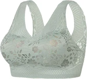 Bras for Women No Underwire V Neck Wireless Push Up Bra with Soft Support Comfort Seamless Bralettes