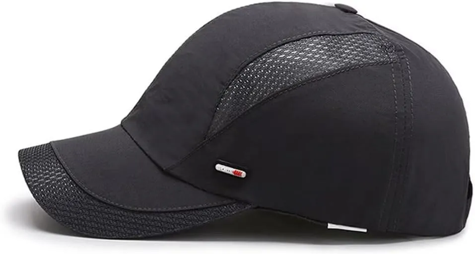 Breathable Quick Drying Baseball Caps Athletic Sport Mesh Sun Hats Lightweight Unstructured Adjustable Comfy Fit