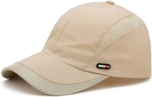 Breathable Quick Drying Baseball Caps Athletic Sport Mesh Sun Hats Lightweight Unstructured Adjustable Comfy Fit