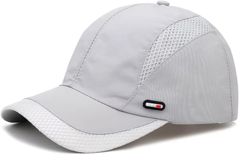 Breathable Quick Drying Baseball Caps Athletic Sport Mesh Sun Hats Lightweight Unstructured Adjustable Comfy Fit