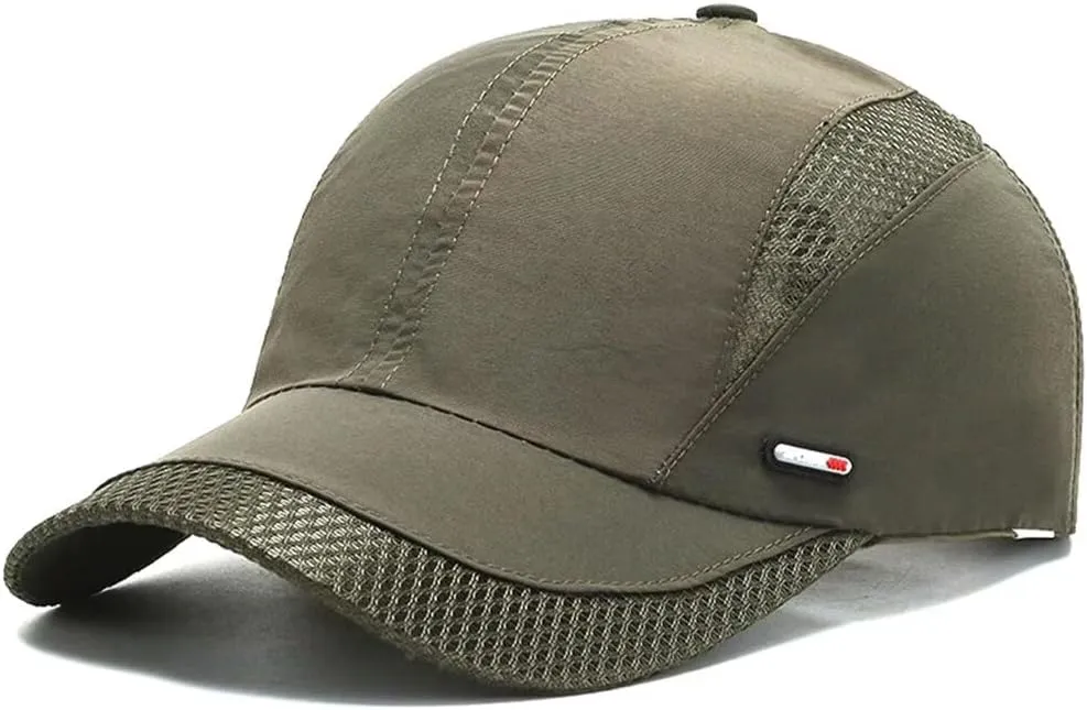 Breathable Quick Drying Baseball Caps Athletic Sport Mesh Sun Hats Lightweight Unstructured Adjustable Comfy Fit