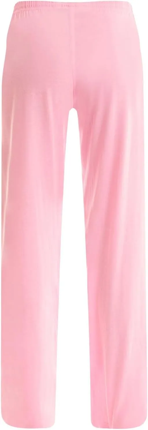 Buffalo Plaid Pajama Pants Women Soft Drawstring Comfy Wide Leg Lounge Pants Elastic Waist Loose Casual Loungewear