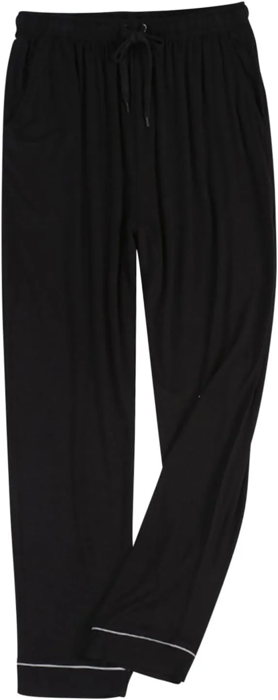 Cambkatl Men's Comfy Pajama Pants Loose Drawstring Lounge Pants Soft Modal Sleepwear Bottom with Pockets
