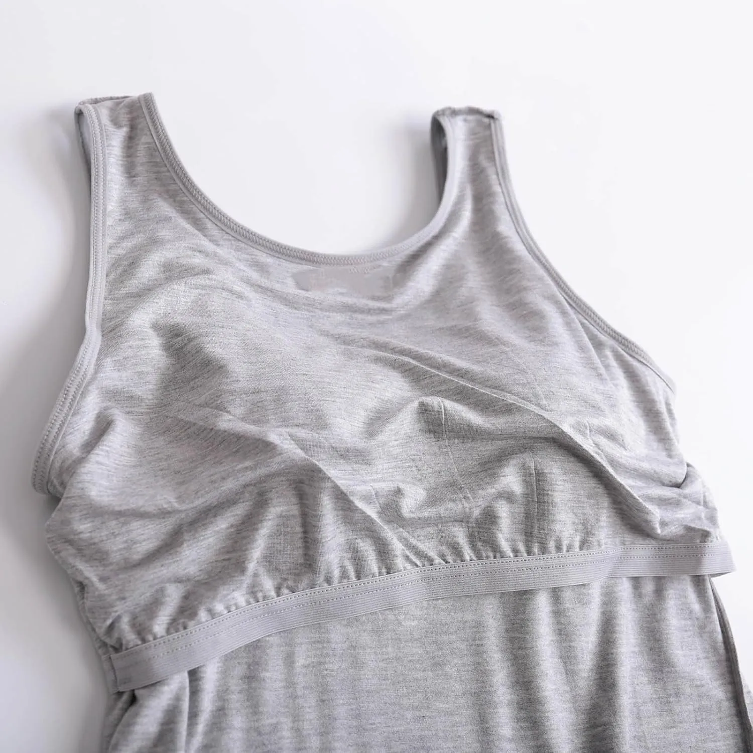 Camisole Tops for Women Built in Bra Casual Scoop Neck Sleeveless Yoga Shirts Basic Padded Tank Tops Summer Clothes
