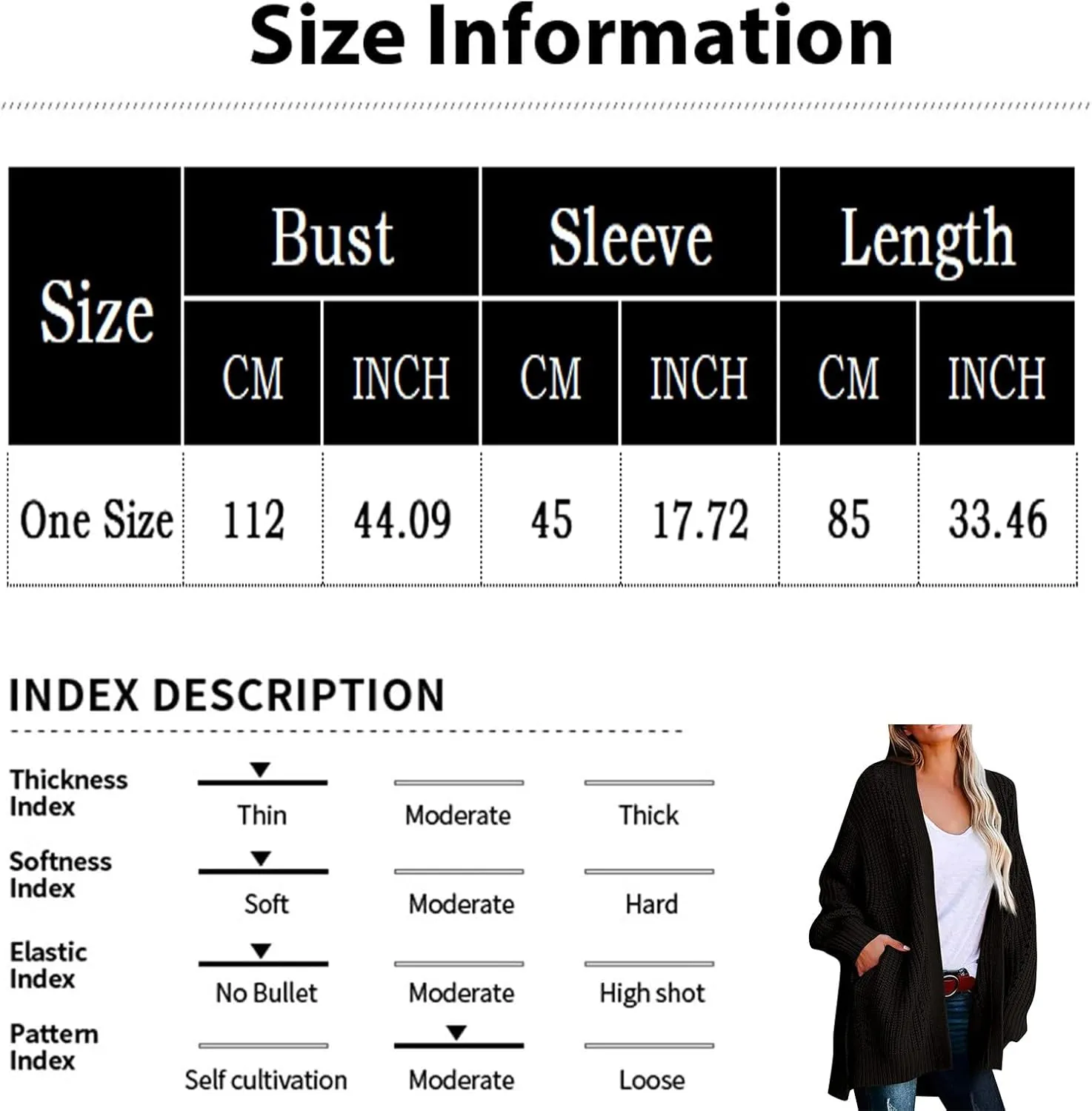 Cardigan Sweaters for Women Chunky Knit Lightweight Sweaters Long Oversized Open Front Cardigan with Pocket Loungewear