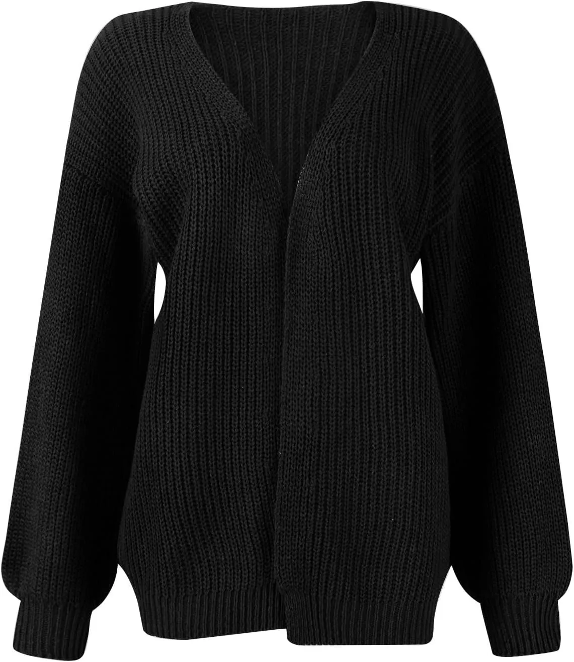 Cardigan Sweaters for Women Chunky Knit Open Front Cardigan Long Oversized Batwing Lightweight Sweaters Loungewear