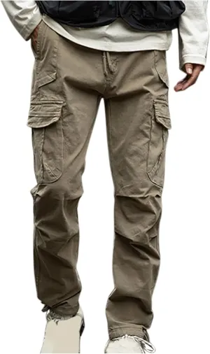 Cargo Pants for Men Work Flexible High Stretch Multi-Pocket Durable Cargo Pants Elastic Waist Tactical Pants 2024