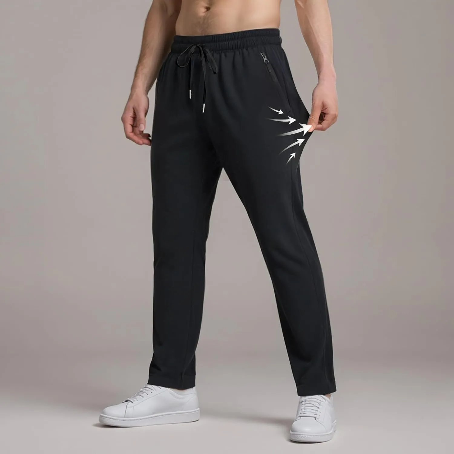 Cargo Pants Multipants - High Stretch Multi-Pocket Durable Sweatpants, Elastic Waist Comfort Fit Stretch Cargo Trousers