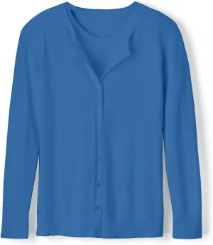 Caroline Cardigan and Shell Twinset | Women’s Button Down Sweater and Tank Top Set | Soft Knit | Long Sleeve