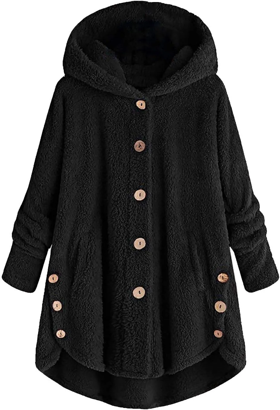 Ceboyel Womens Fuzzy Fleece Jackets Sherpa Winter Coats Cardigan Button Down Teddy Coat Hoodie Trendy Warm Loungewear 2023