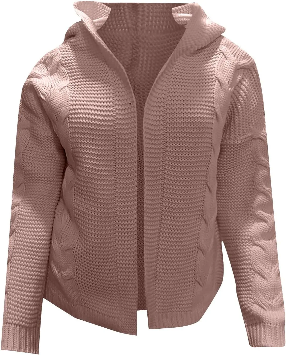 ChicCrate Womens Fashion Cardigan Sweater Soft Knit Open Front Casual Cardigan 2025 Fall Jackets Outfits Winter Clothes