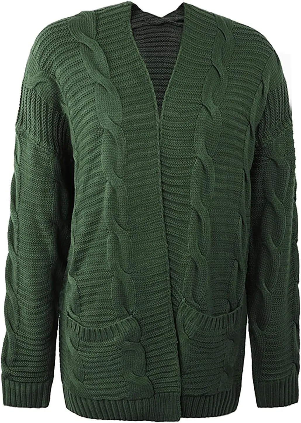 ChicCrate Women's Soft Knit Cardigan Sweater 2025 Fall Winter Trendy Clothes Long Sleeve Loose Outerwear Coats