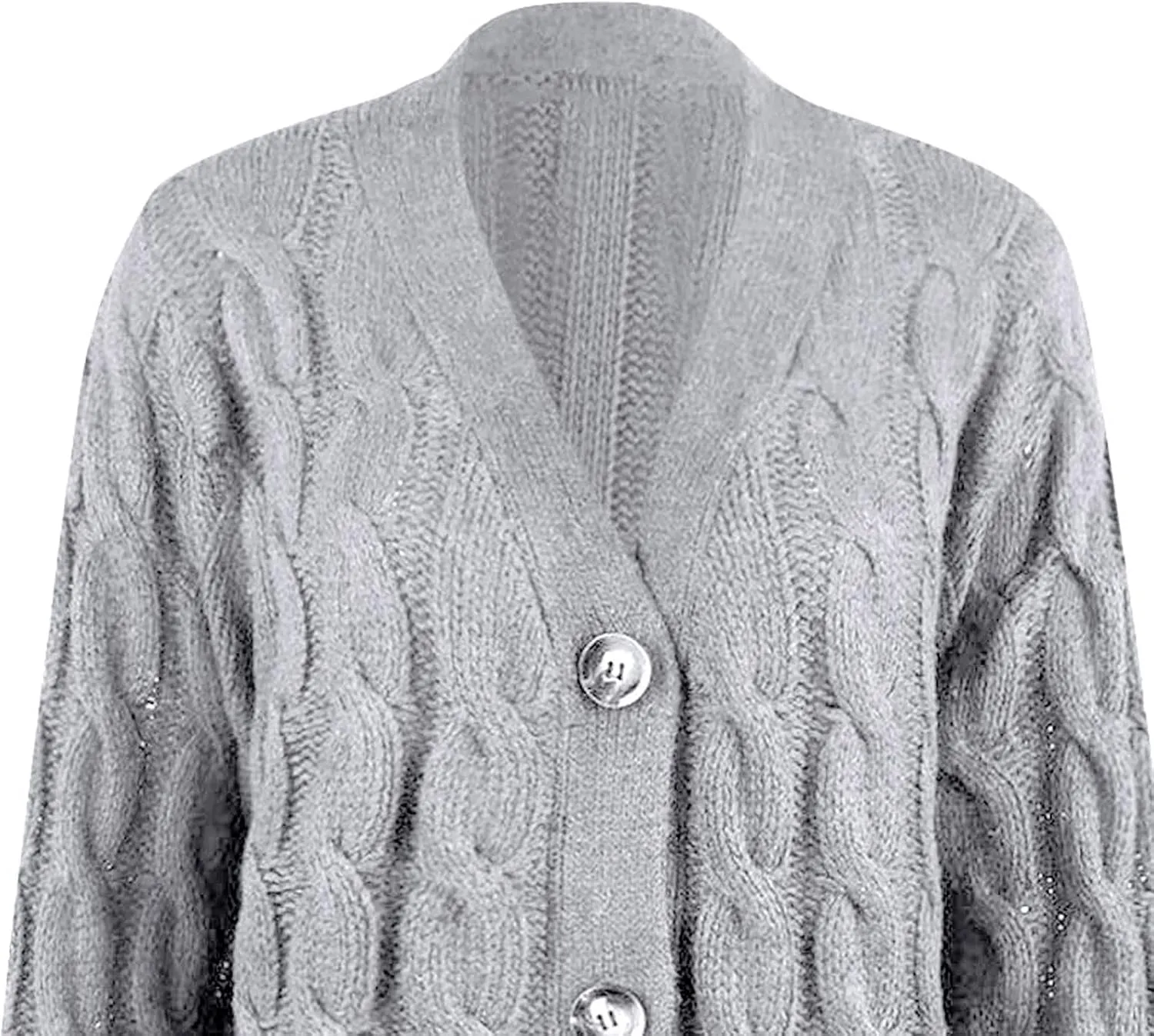 ChicCrate Women's Soft Knit Cardigan Sweater 2025 Fall Winter Trendy Clothes Long Sleeve Loose Outerwear Coats