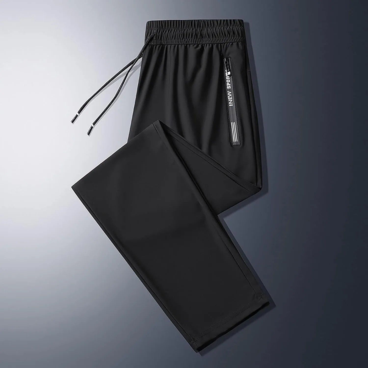 Comfy Pants for Men, Unisex Ultra Stretch Quick Drying Pants, Ice Silk Loose Baggy Breathable Active Casual Sweatpants
