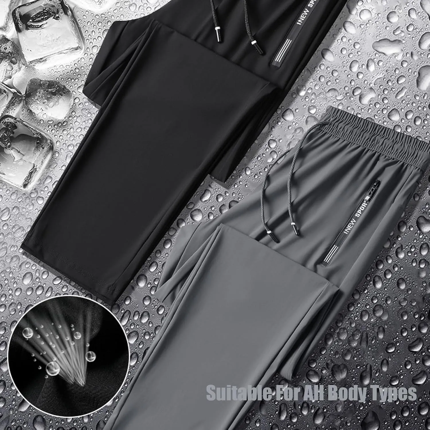 Comfyfit Pants for Women, Comfy Fit Stretch Active Pants, Quick Drying Lightweight Trousers for Travel, Work, Yoga