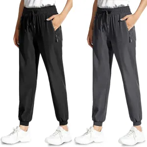 Comfyfit Pants for Women, Comfy Fit Stretch Active Pants, Quick Drying Lightweight Trousers for Travel, Work, Yoga
