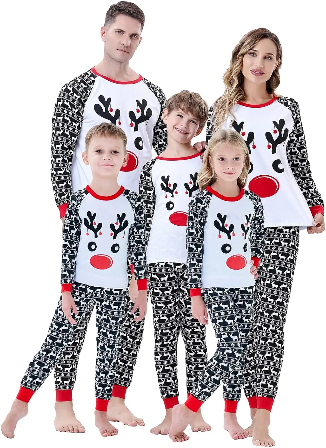 Demifill Family Matching Christmas Holiday Pajamas Mens Pjs Womens Clothes Party Sleepwear