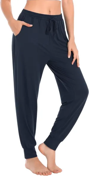 Envlon Womens Yoga Sweatpants Loose Lightweight Workout Joggers Pants Drawstring Comfy Casual Lounge Pants with Pockets