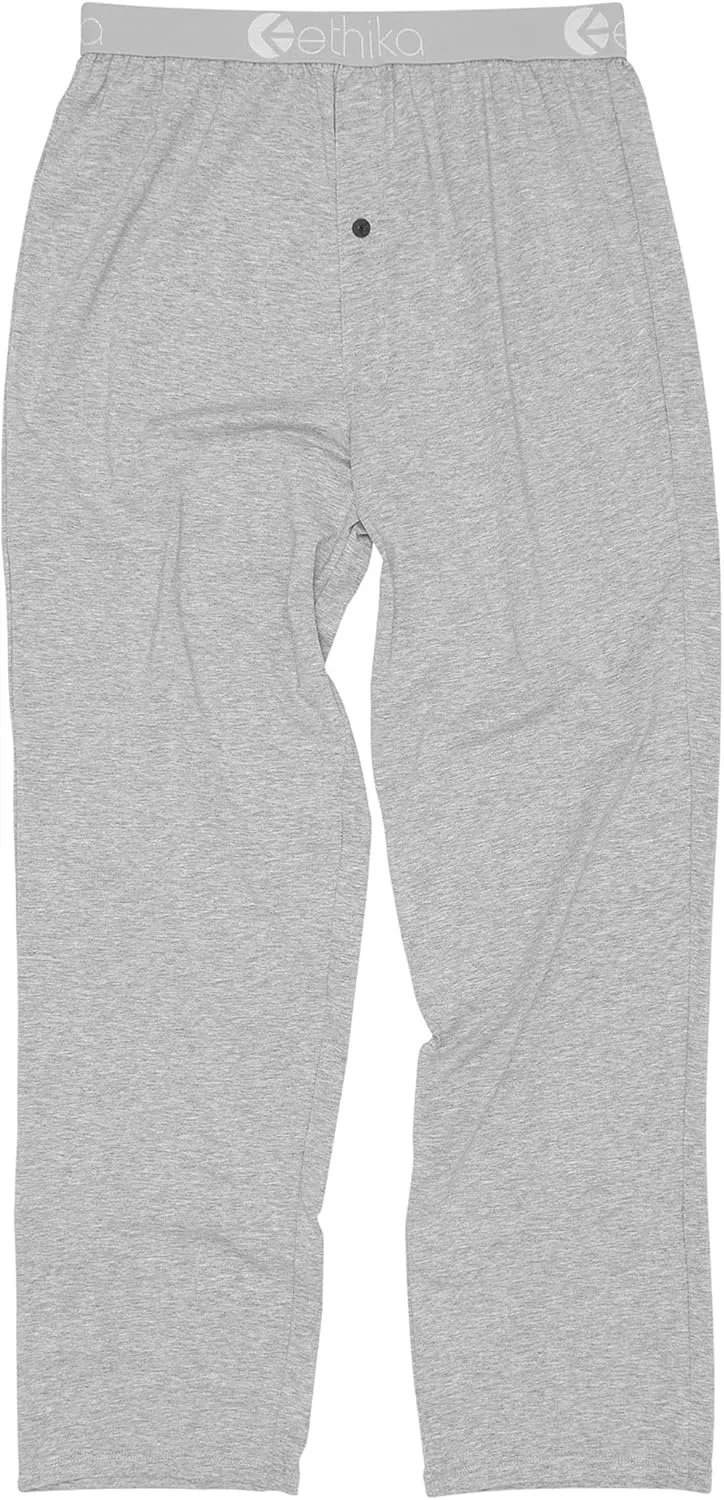Ethika Men's Modal Lounge Pant | Light Heather Grey