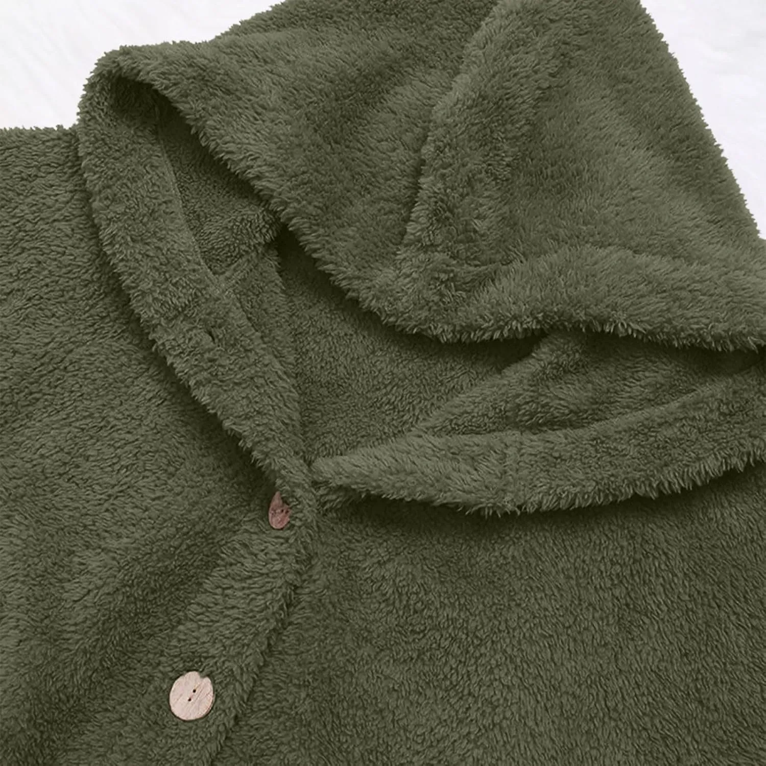 Fleece Coats for Women Sherpa Lined Wool Sweatshirts Winter Warm Fuzzy Pullover Thermal Underwear Loungewear