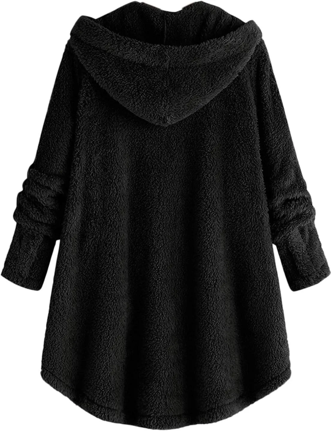 Fleece Coats for Women Sherpa Lined Wool Sweatshirts Winter Warm Fuzzy Pullover Thermal Underwear Loungewear