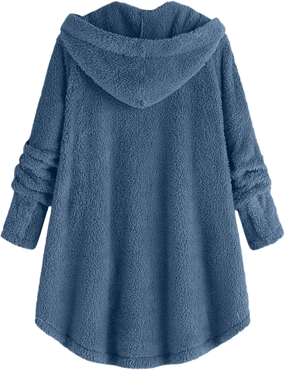 Fleece Coats for Women Sherpa Lined Wool Sweatshirts Winter Warm Fuzzy Pullover Thermal Underwear Loungewear