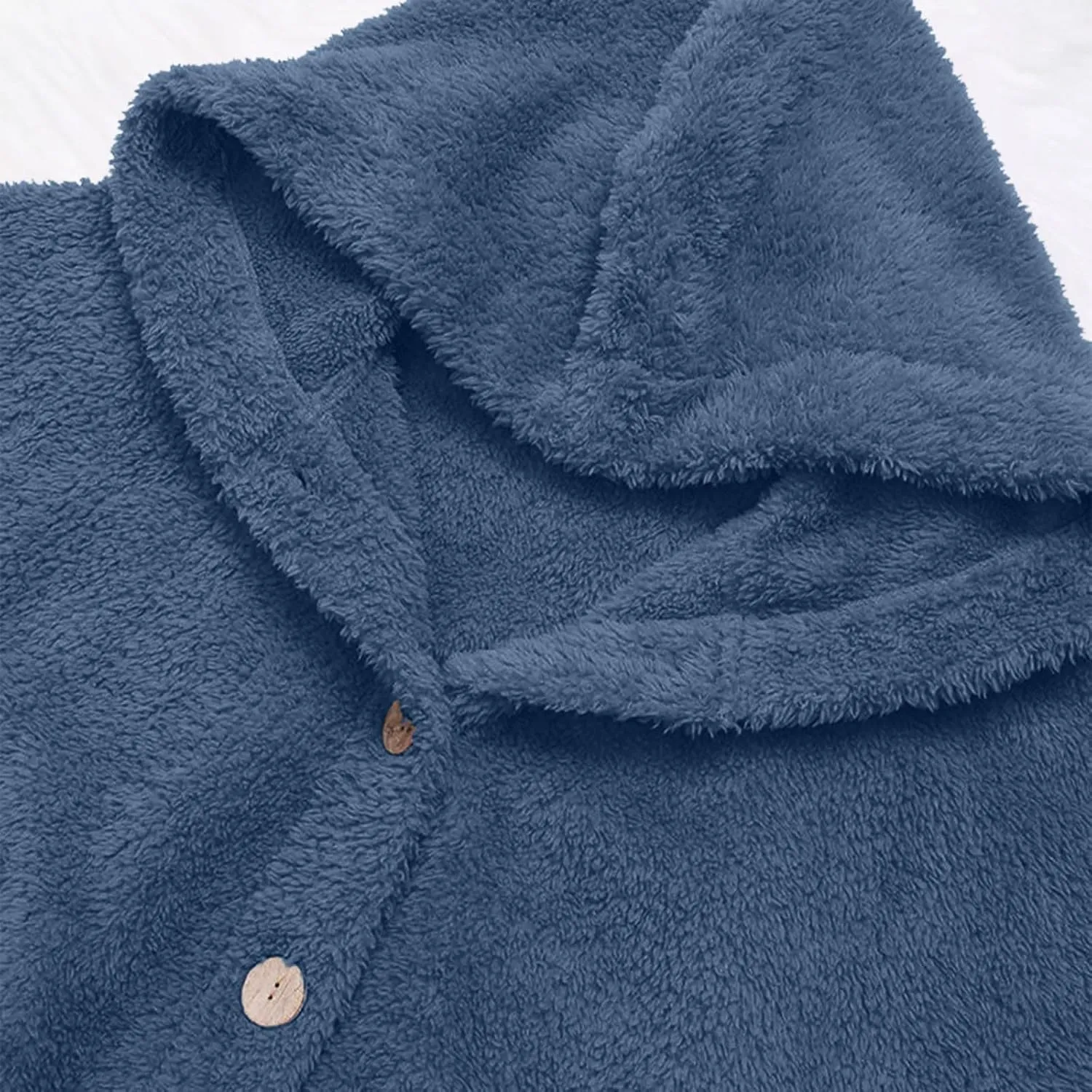 Fleece Coats for Women Sherpa Lined Wool Sweatshirts Winter Warm Fuzzy Pullover Thermal Underwear Loungewear
