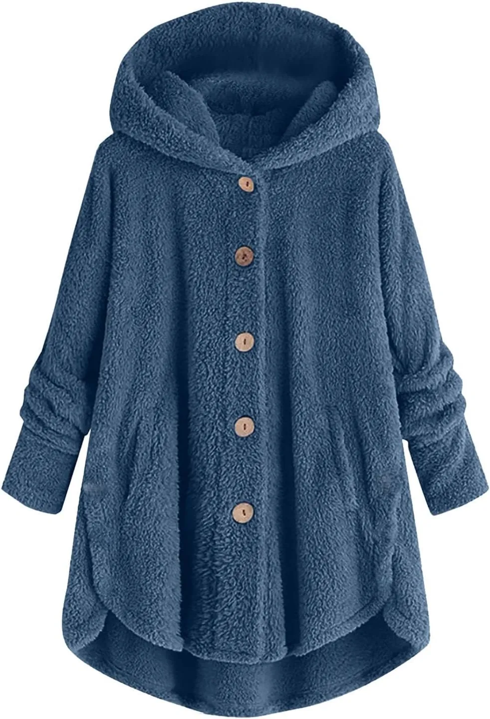 Fleece Coats for Women Sherpa Lined Wool Sweatshirts Winter Warm Fuzzy Pullover Thermal Underwear Loungewear