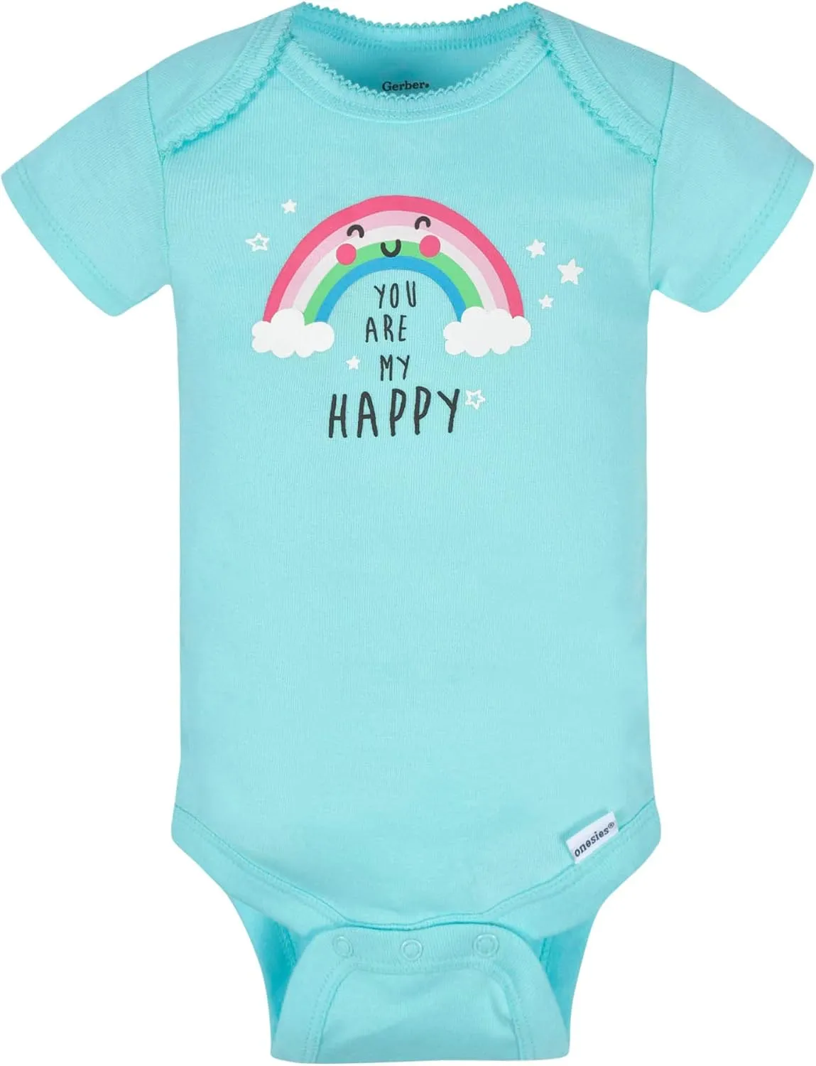 Gerber baby-girls 8-pack Short Sleeve Onesies Bodysuits
