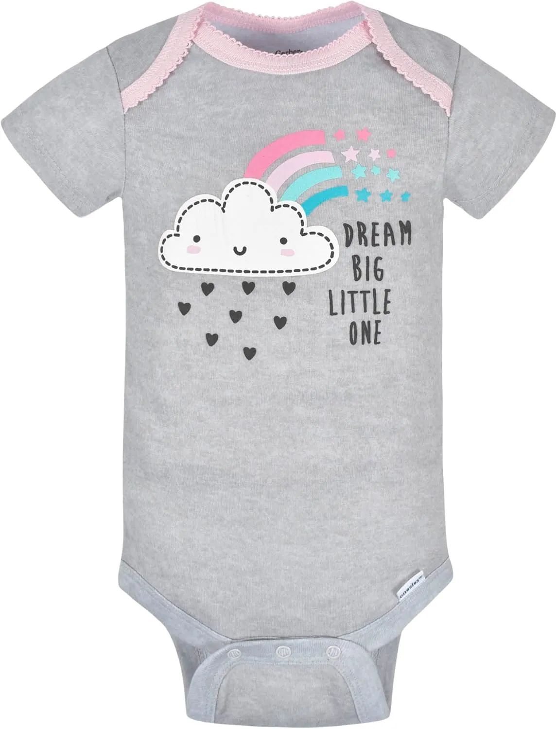 Gerber baby-girls 8-pack Short Sleeve Onesies Bodysuits