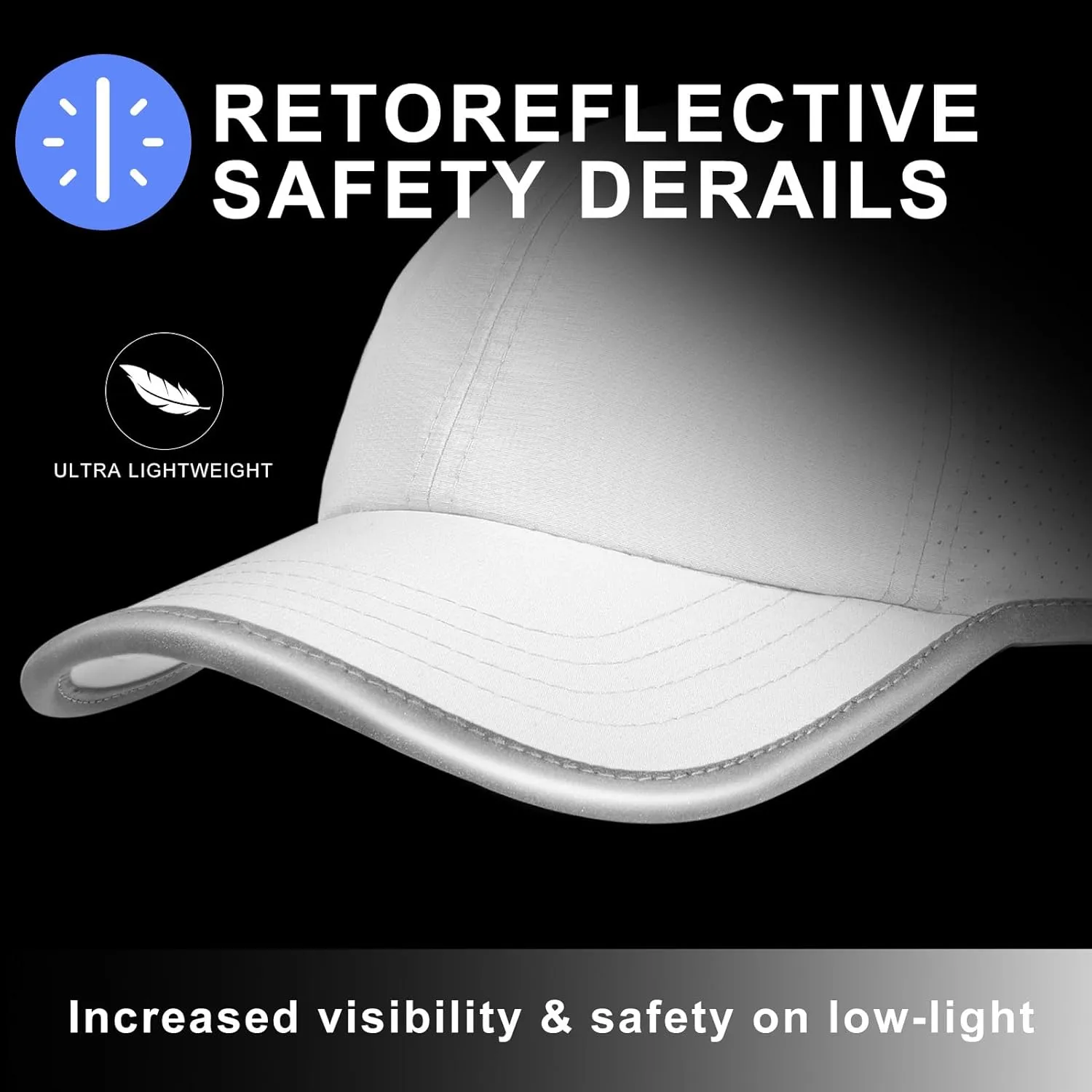 Girls Criss Cross Ponytail Baseball Cap Reflective Quick Dry Hat Kids Cooling Mesh Outdoor Sports Hat for Age 3-12